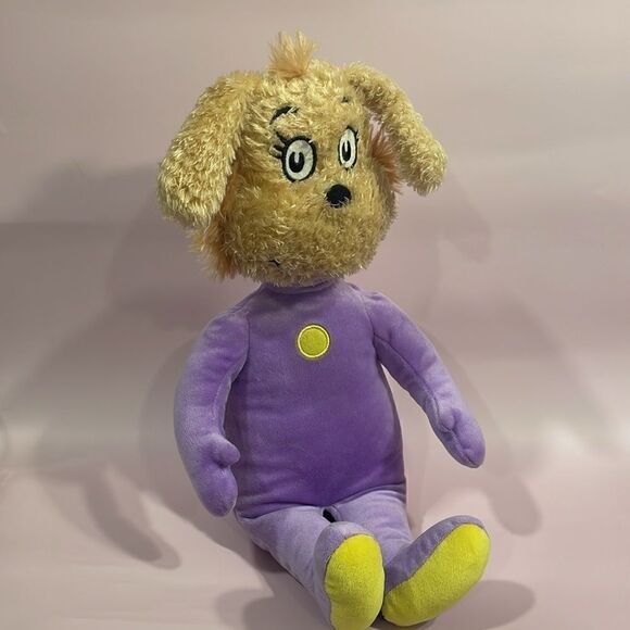Kohls Cares DR SEUSS Plush MARVIN K. MOONEY Will You Please Go Now Purple Do 17" - Picture 5 of 9